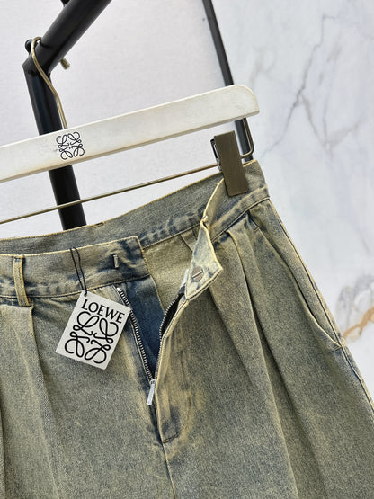26ss Distressed Washed Jeans