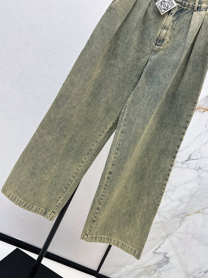 26ss Distressed Washed Jeans