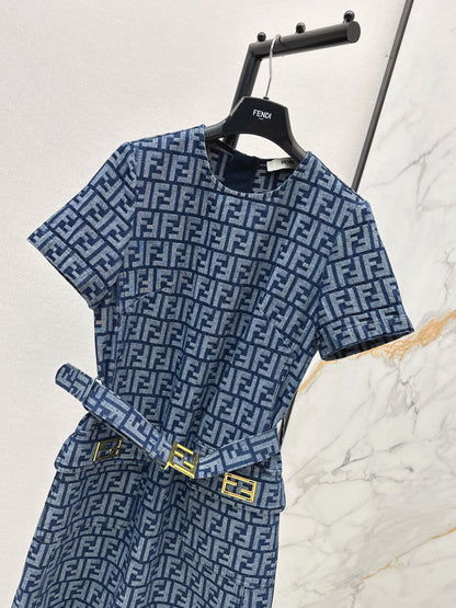 26ss Denim Dress