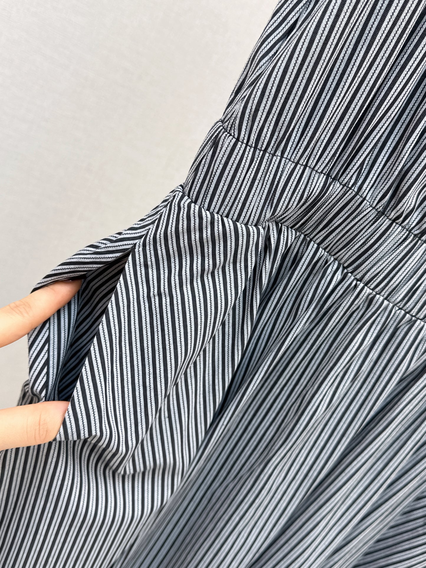 26ss Striped sleeveless dress