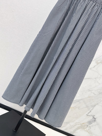 26ss Striped sleeveless dress