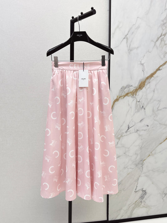 26ss Awn-Shaped High-Waisted Skirt
