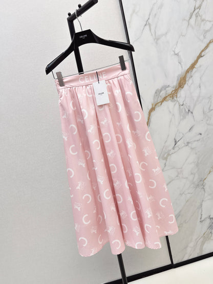 26ss Awn-Shaped High-Waisted Skirt