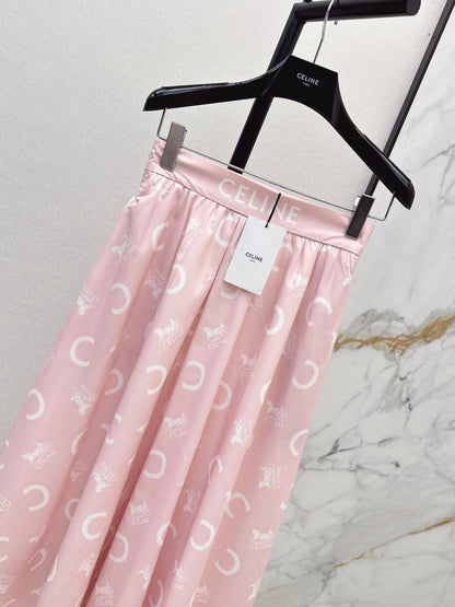 26ss Awn-Shaped High-Waisted Skirt