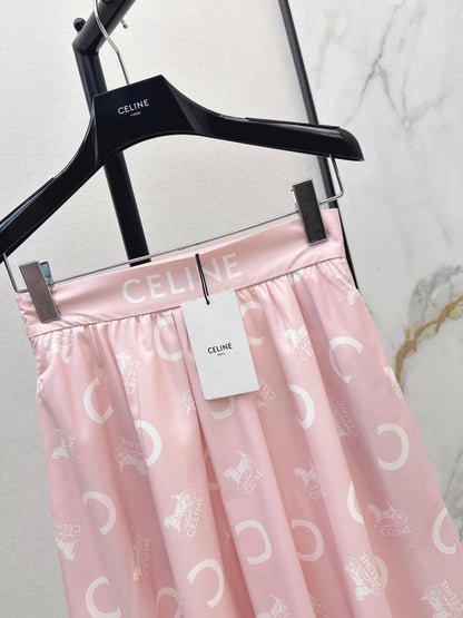 26ss Awn-Shaped High-Waisted Skirt