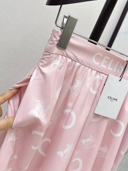 26ss Awn-Shaped High-Waisted Skirt