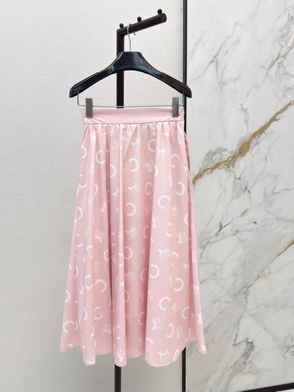26ss Awn-Shaped High-Waisted Skirt