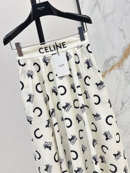 26ss Awn-Shaped High-Waisted Skirt