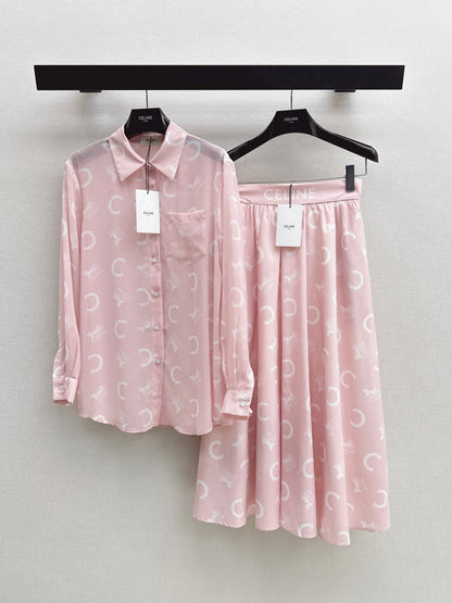 26ss Letter Print Shirt
