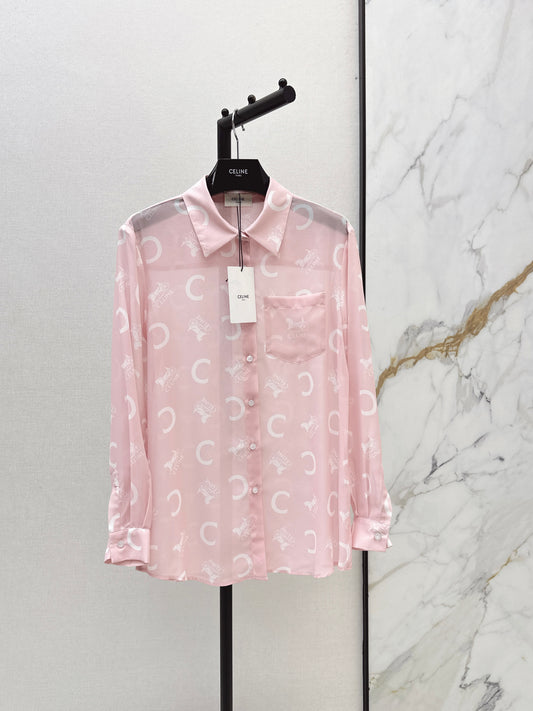 26ss Letter Print Shirt