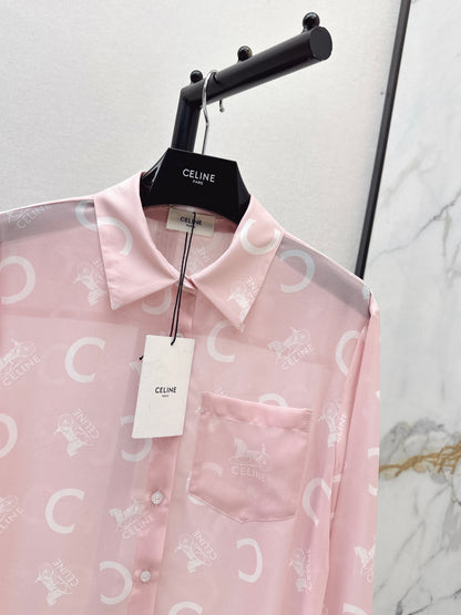 26ss Letter Print Shirt