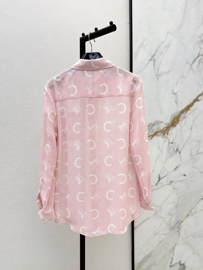 26ss Letter Print Shirt