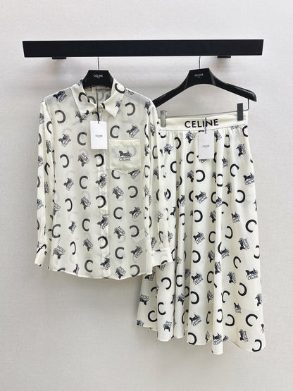 26ss Letter Print Shirt