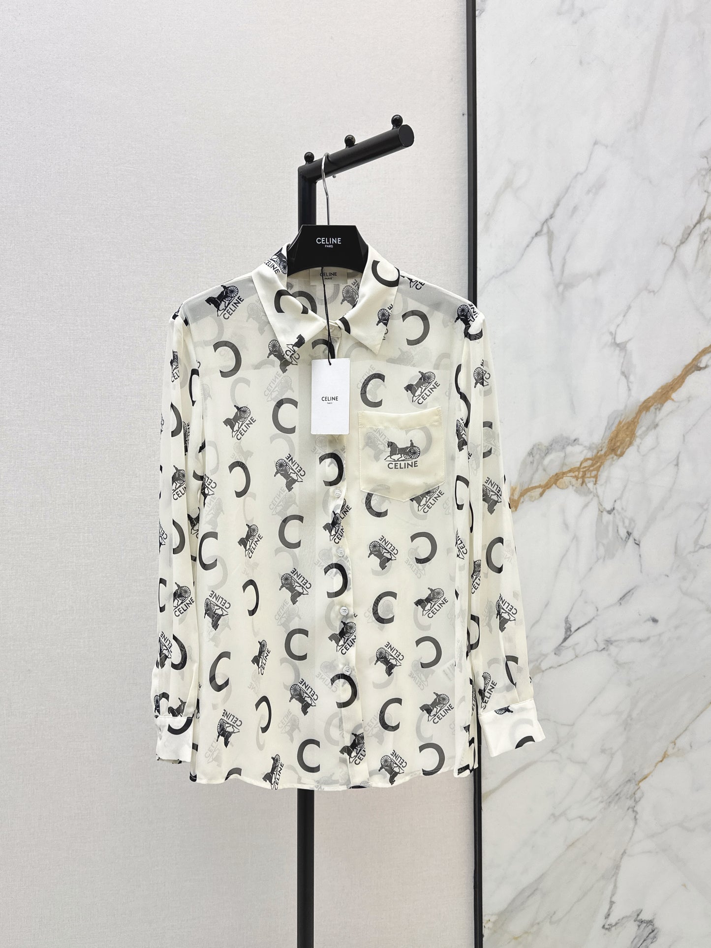 26ss Letter Print Shirt