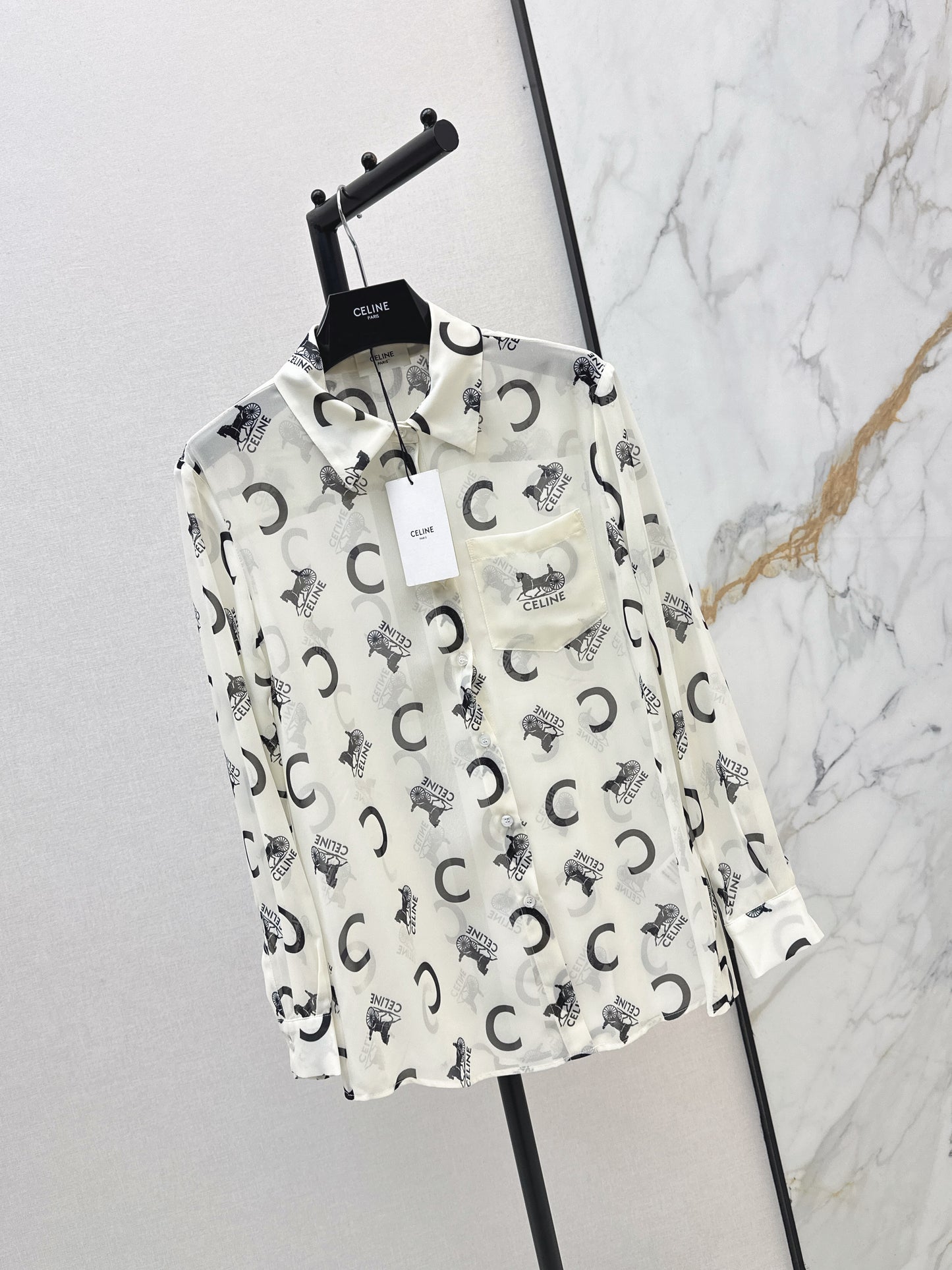 26ss Letter Print Shirt