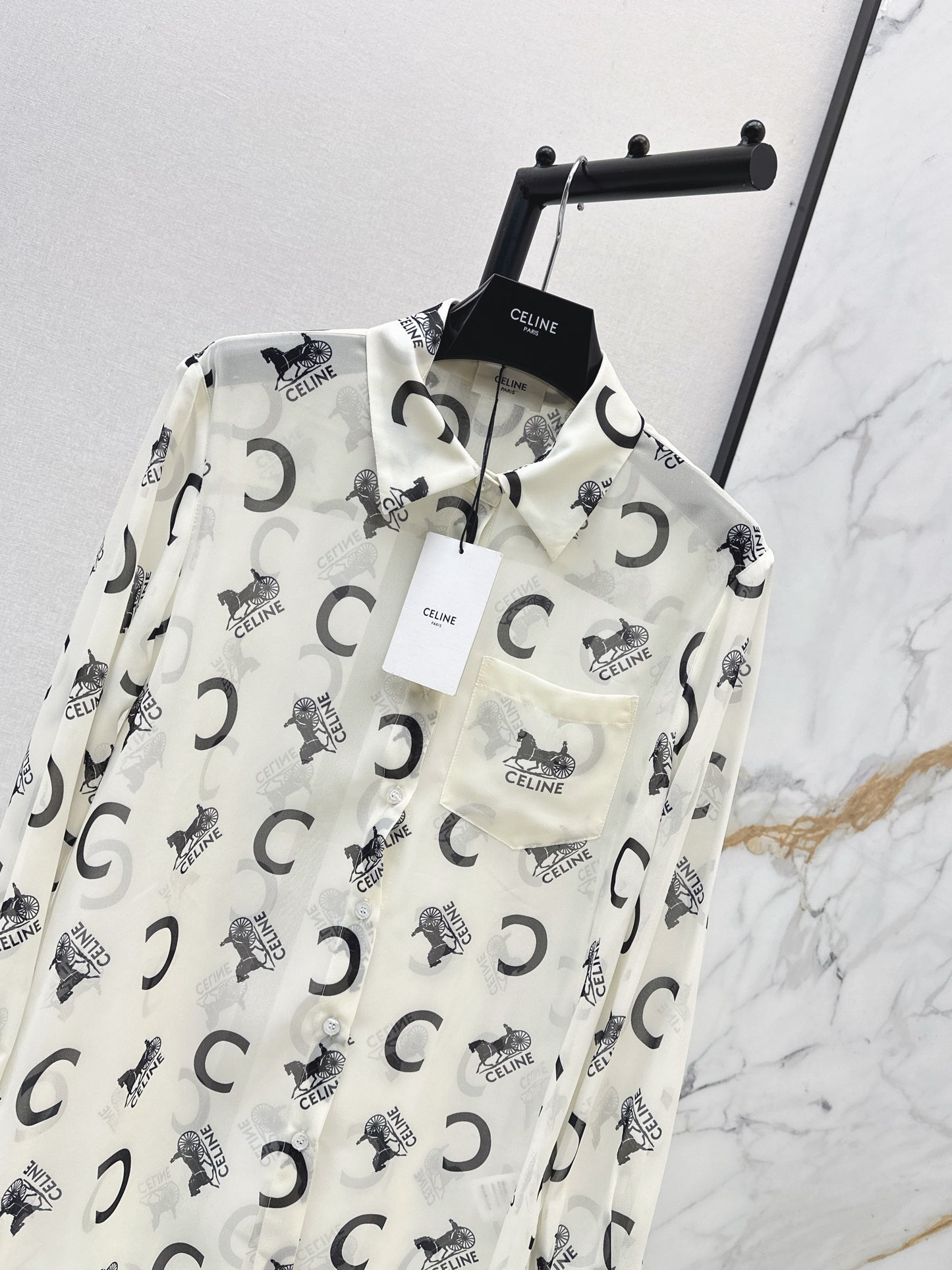 26ss Letter Print Shirt
