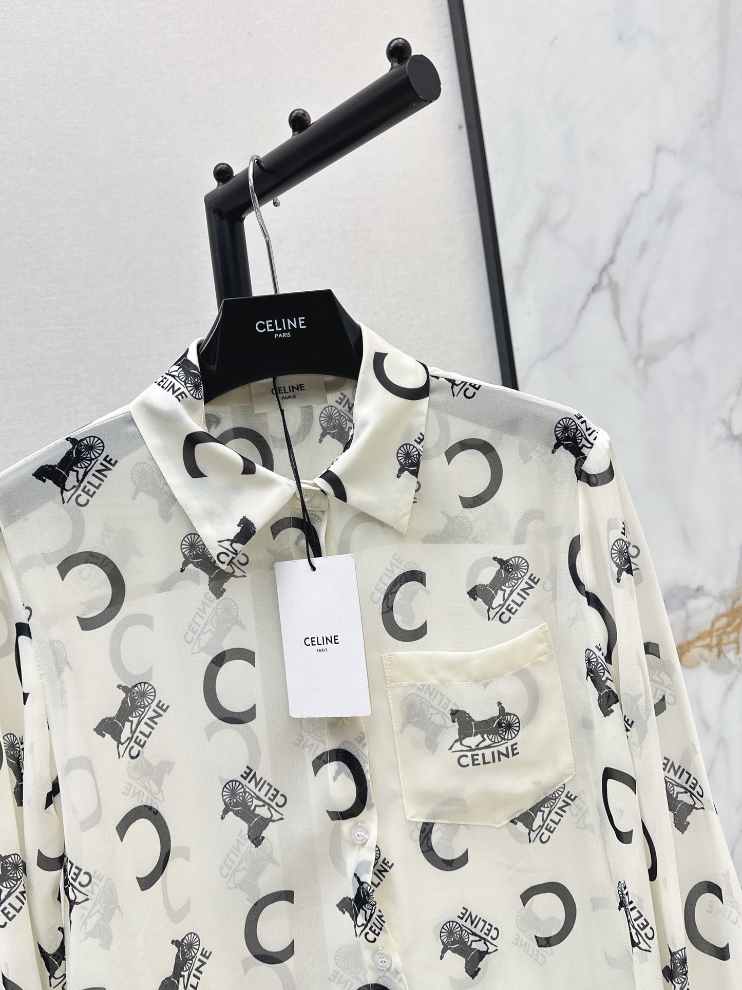 26ss Letter Print Shirt