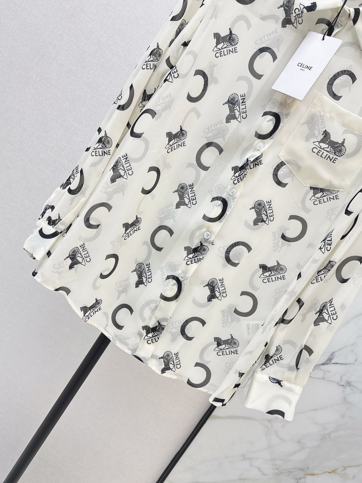26ss Letter Print Shirt