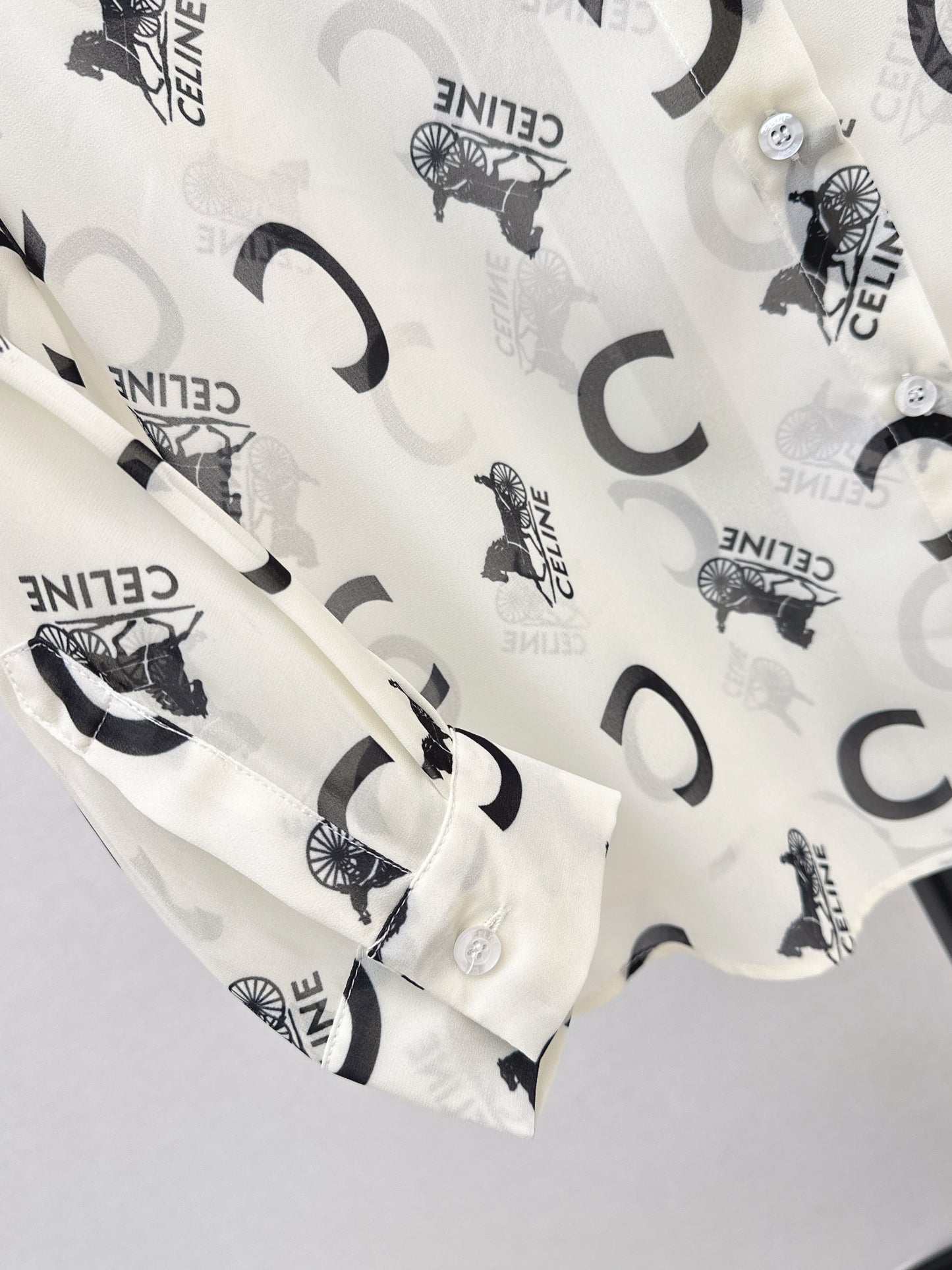 26ss Letter Print Shirt