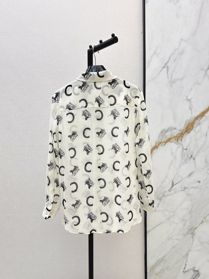 26ss Letter Print Shirt