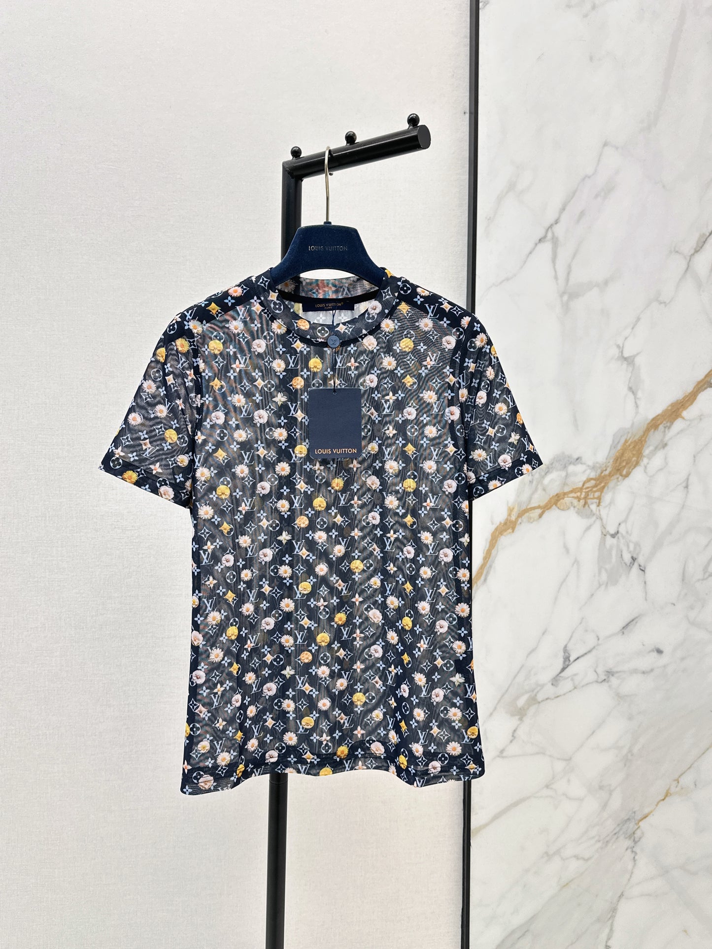 26ss Monogram mesh T-shirt