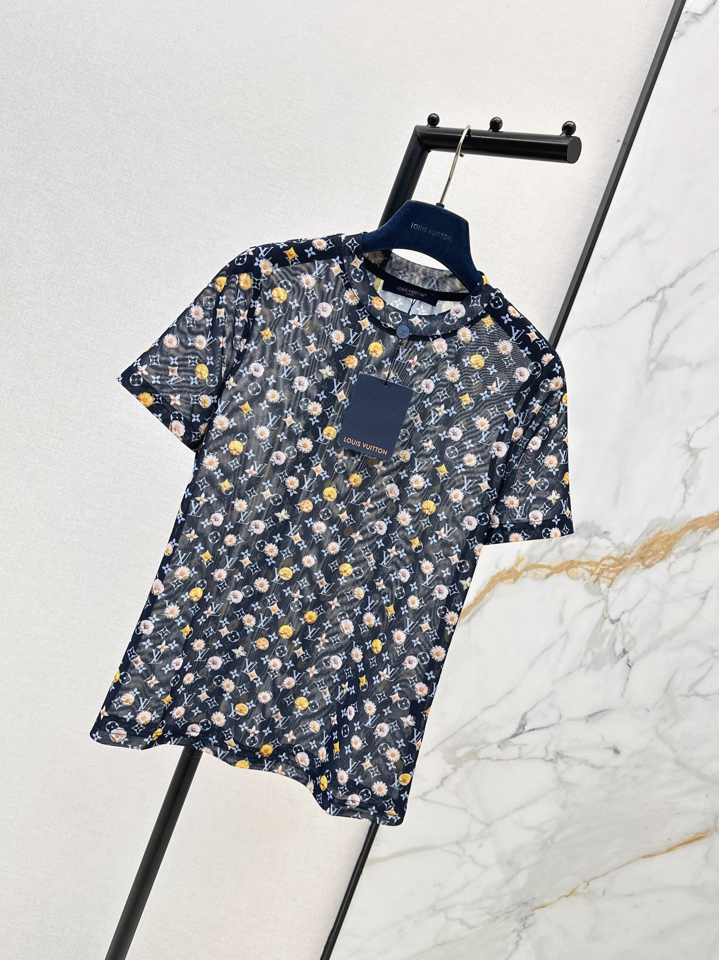 26ss Monogram mesh T-shirt