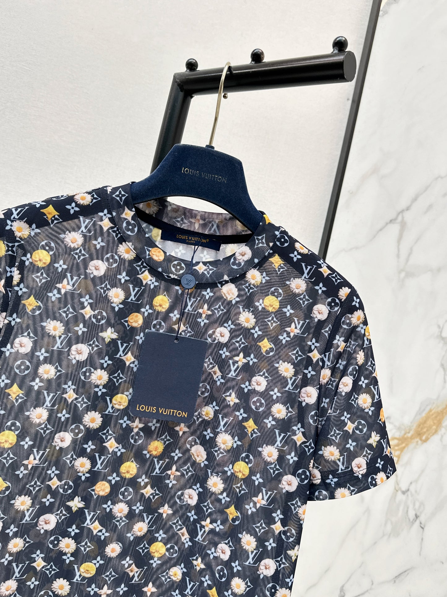 26ss Monogram mesh T-shirt