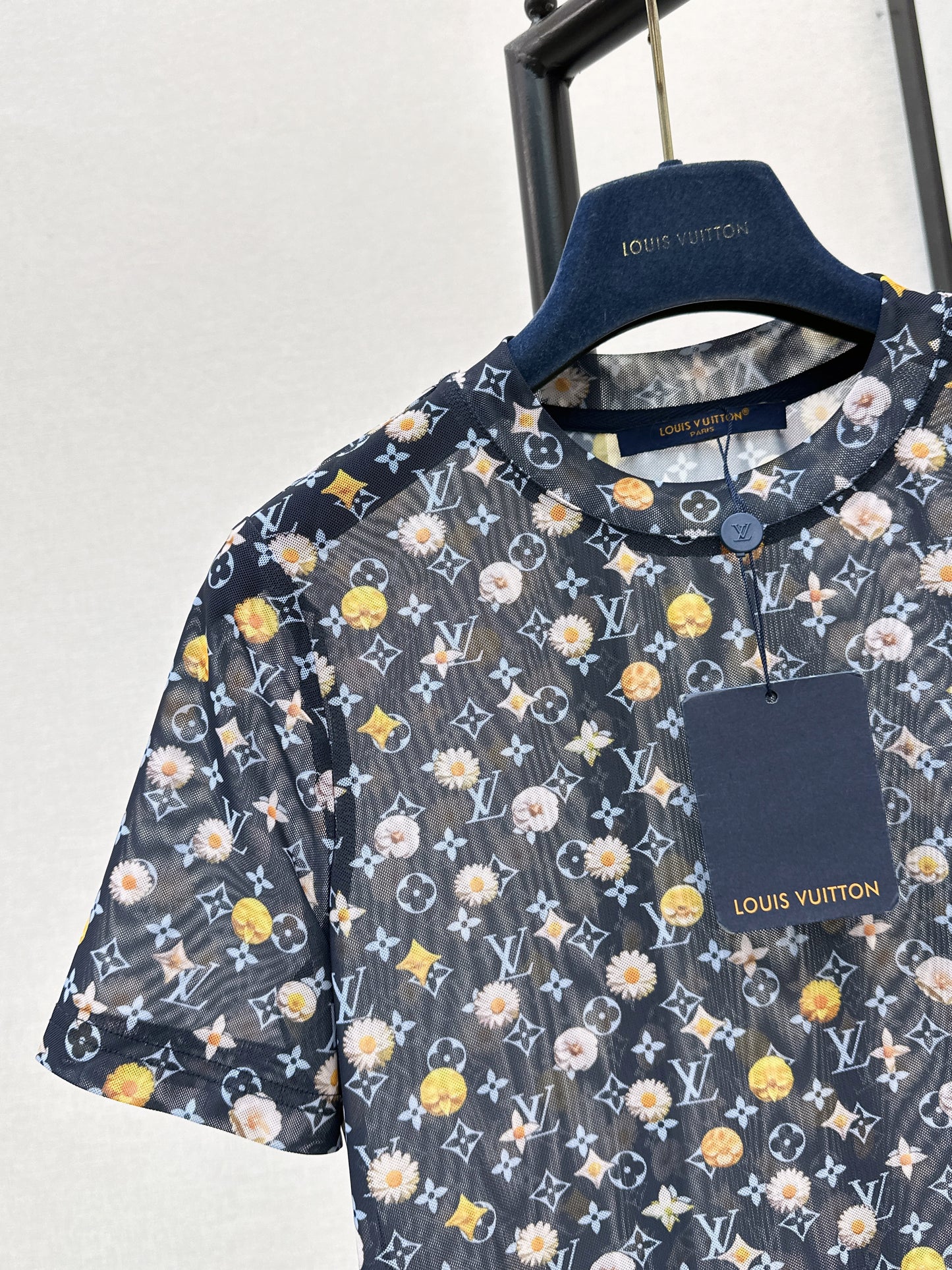 26ss Monogram mesh T-shirt