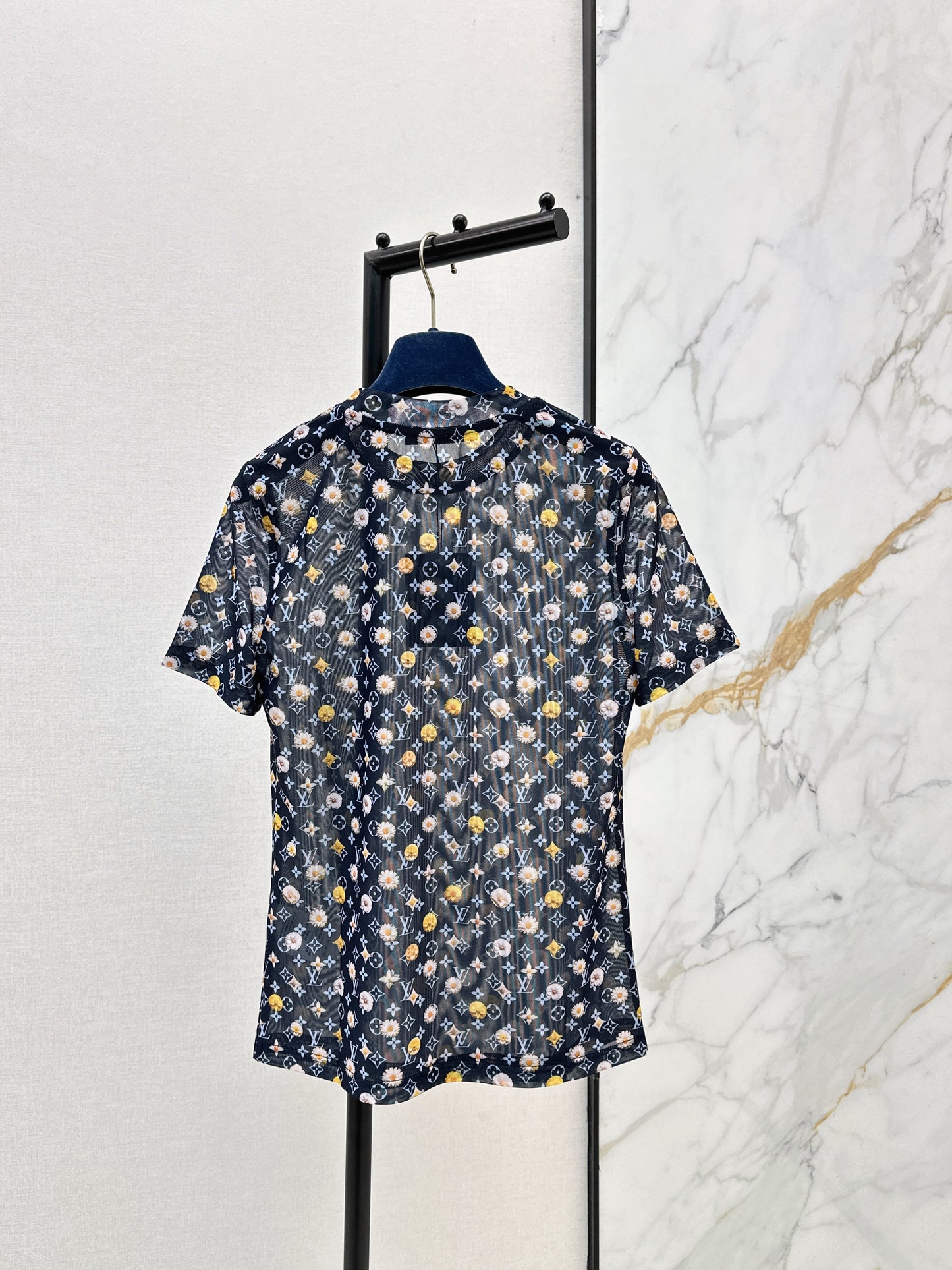 26ss Monogram mesh T-shirt