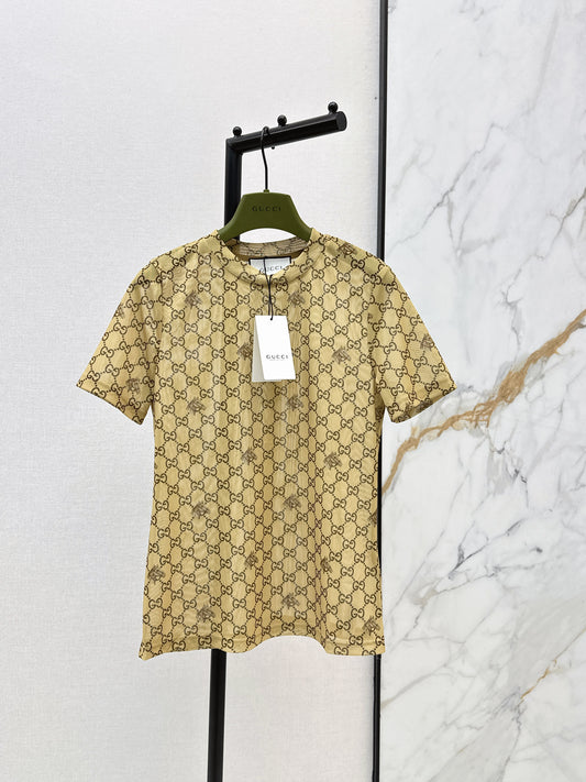 26ss Monogram mesh T-shirt