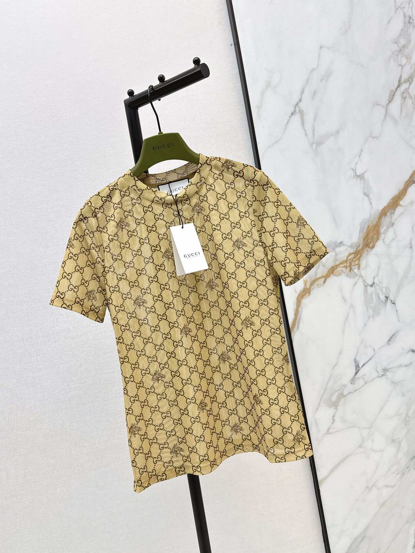 26ss Monogram mesh T-shirt