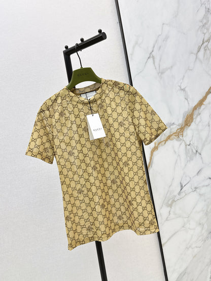 26ss Monogram mesh T-shirt