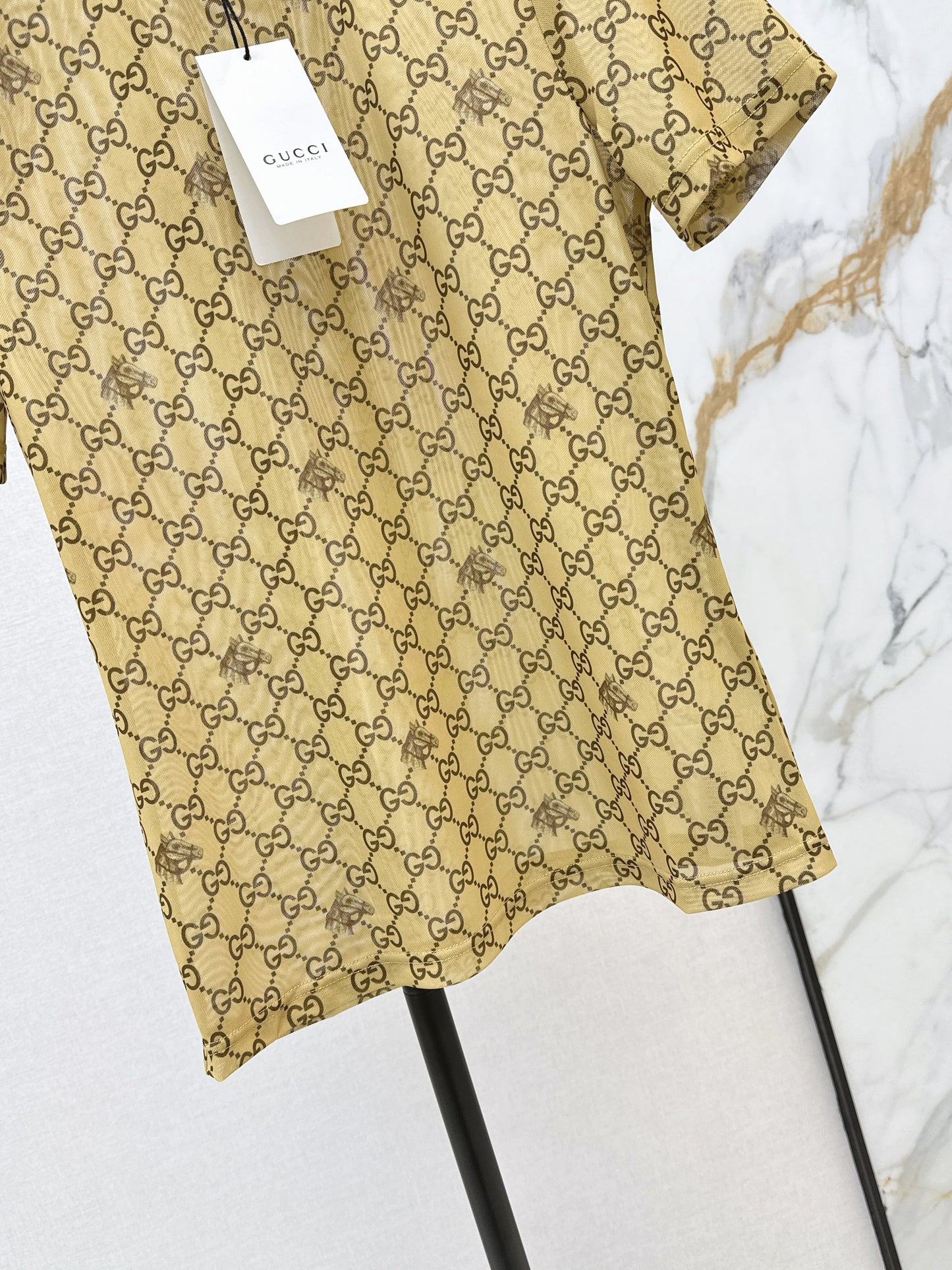 26ss Monogram mesh T-shirt