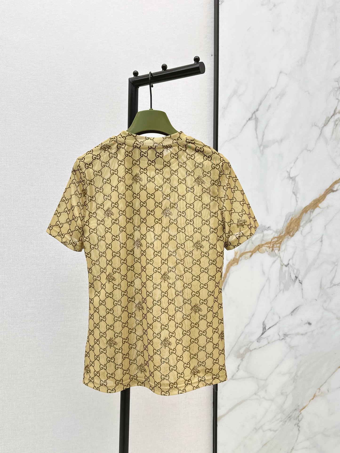 26ss Monogram mesh T-shirt