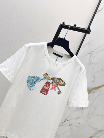 26ss Printed Crew Neck T-Shirt