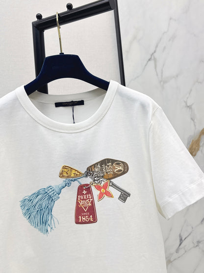26ss Printed Crew Neck T-Shirt