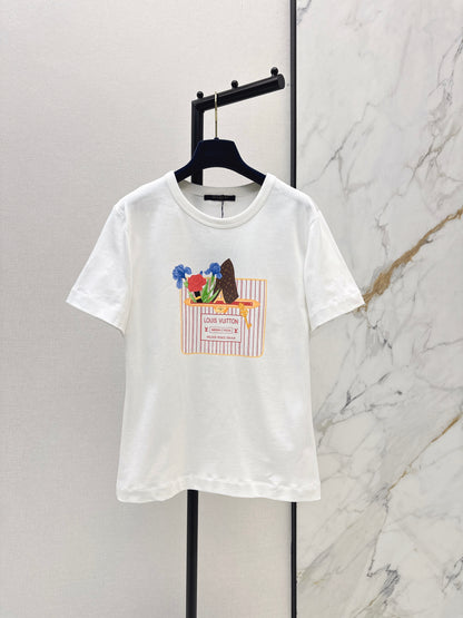 26ss Printed Crew Neck T-Shirt