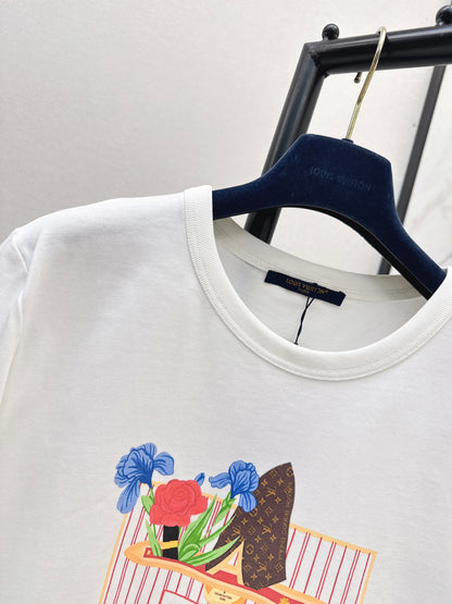 26ss Printed Crew Neck T-Shirt