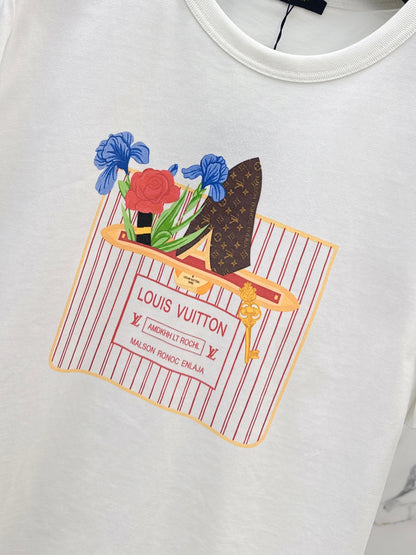 26ss Printed Crew Neck T-Shirt