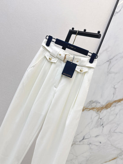 26ss White trousers
