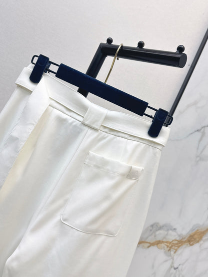 26ss White trousers