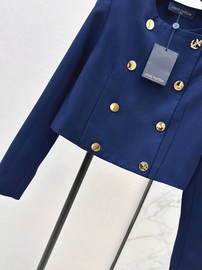 26ss Short double-breasted coat