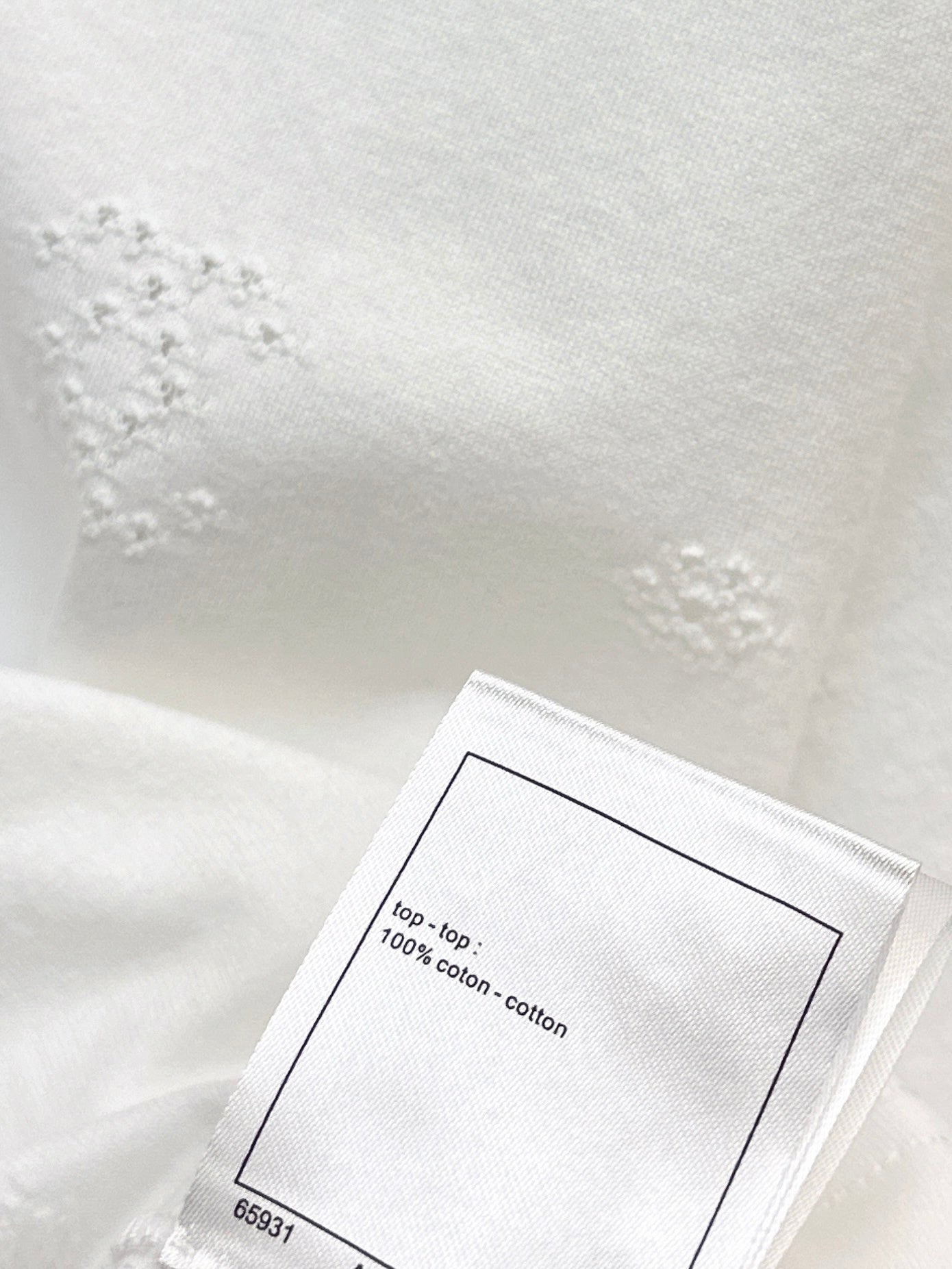 26ss Embroidered Label Loose Fit T-Shirt