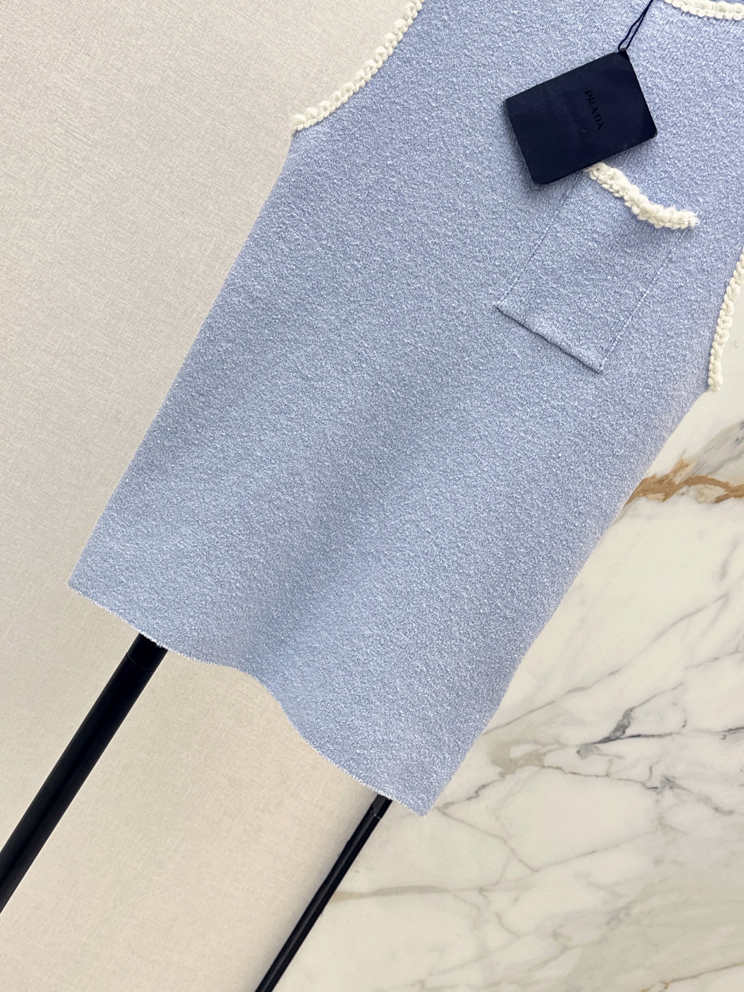 26ss Color-blocked Trim Vest
