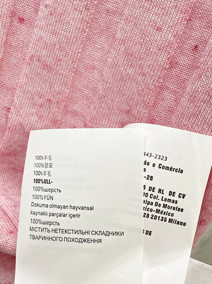 26ss Color-blocked collared knit T-shirt