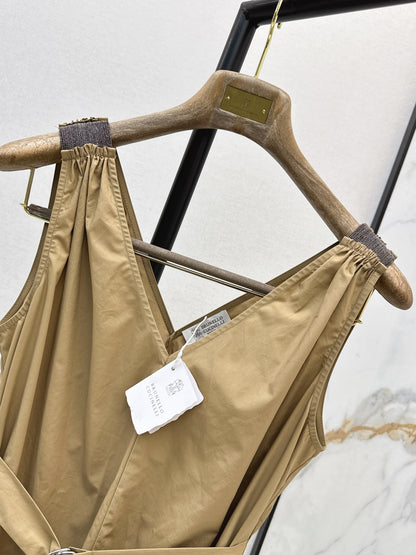 26ss V-neck dress