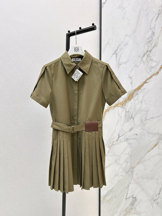 26ss Pleated Skirt Dress