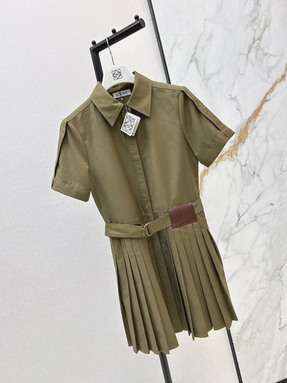 26ss Pleated Skirt Dress
