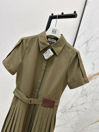 26ss Pleated Skirt Dress