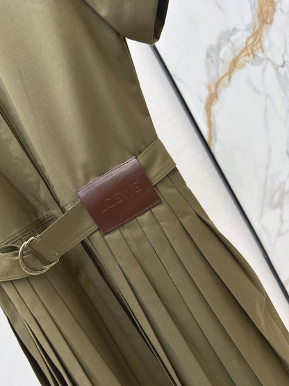 26ss Pleated Skirt Dress
